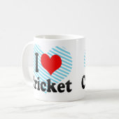 Ik hou van Cricket Koffiemok (Voorkant links)