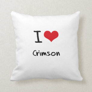 Ik hou van Crimson Kussen