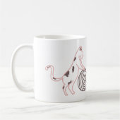 Ik hou van Crochet - Cat en Yarn Koffiemok (Links)