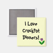 Ik hou van CrockPot-diners!- magneet (Voorkant / Achterkant)