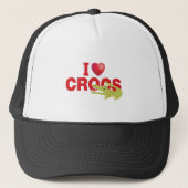 ik hou van crocs trucker pet (Voorkant)