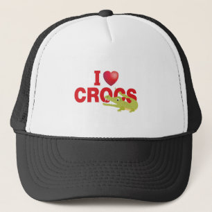 ik hou van crocs trucker pet
