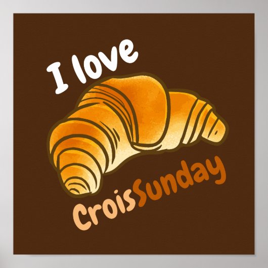 ik hou van CroisSunDay Poster (Voorkant)