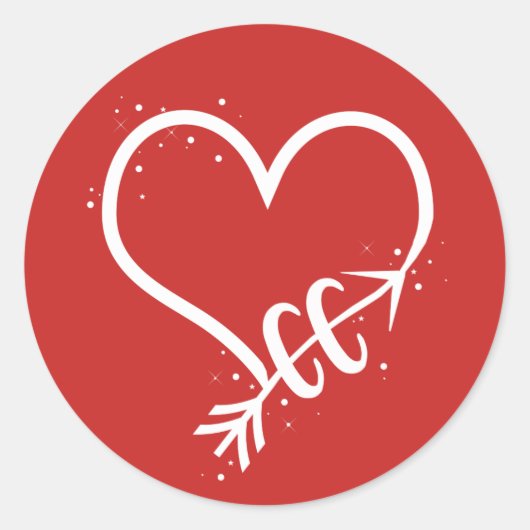 Ik hou van Cross Country Running Stickers Gift (Voorkant)