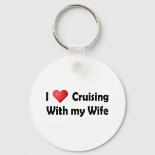 Ik hou van cruiseschepen... Echtgenote Sleutelhanger
