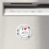 Ik hou van cruiseschepen magneet (Insitu (Vaatwasser))