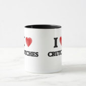 Ik hou van Crutches Mok (Midden)