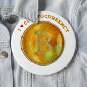 Ik hou van cryptocurrency ronde button 6,0 cm (In situ)