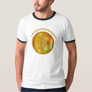 Ik hou van cryptocurrency t-shirt