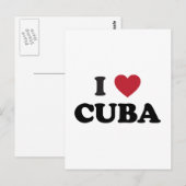 Ik hou van Cuba Briefkaart (Voorkant / Achterkant)