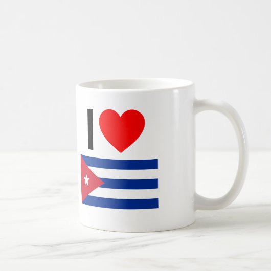 Ik hou van Cuba Koffiemok (Rechts)