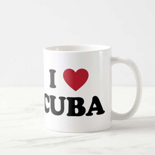 Ik hou van Cuba Koffiemok (Rechts)