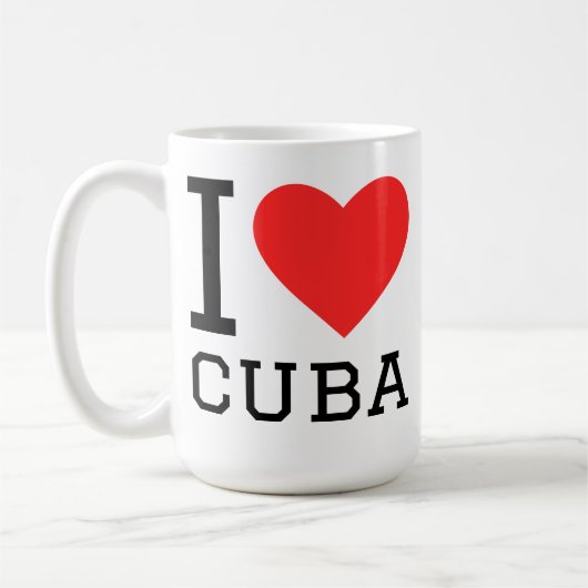 Ik hou van Cuba Koffiemok (Links)
