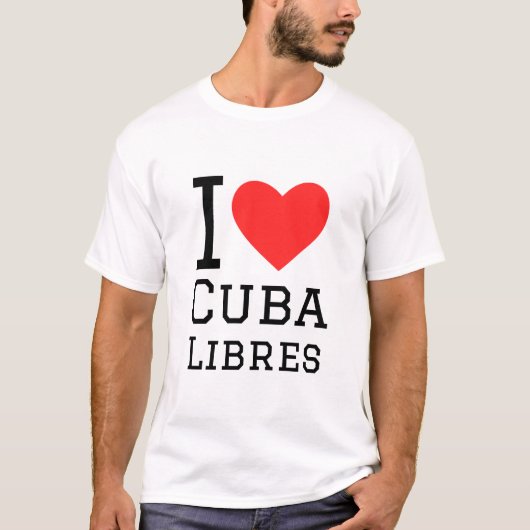 Ik hou van cuba libres t-shirt (Voorkant)