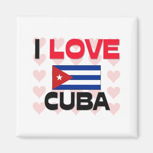 Ik hou van Cuba Magneet (Voorkant)