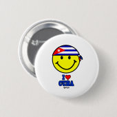 IK HOU VAN CUBA RONDE BUTTON 5,7 CM (Voorkant /achterkant)