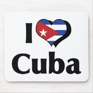 Ik hou van Cuba-vlag Muismat