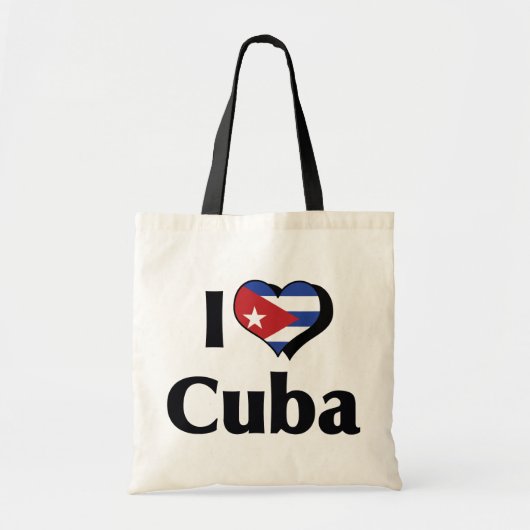 Ik hou van Cuba vlag Tote Bag (Voorkant)