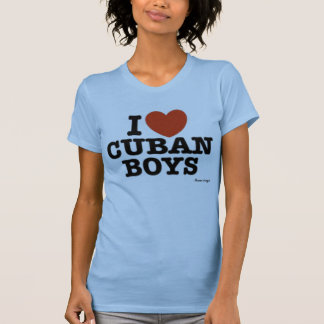 Ik hou van Cubaanse jongens T-shirt