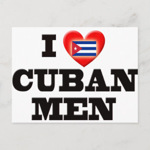 Ik hou van Cubaanse Mannen Briefkaart