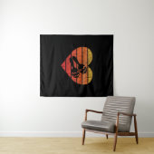 Ik hou van Cubaanse Maracas Percussie Wandkleed (In Situ (horizontaal))