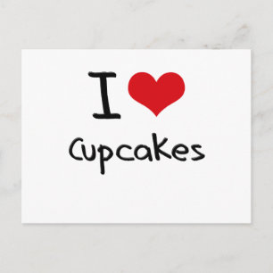 Ik hou van Cupcakes Briefkaart