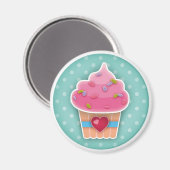 Ik hou van Cupcakes Magnet (Voorkant / Achterkant)