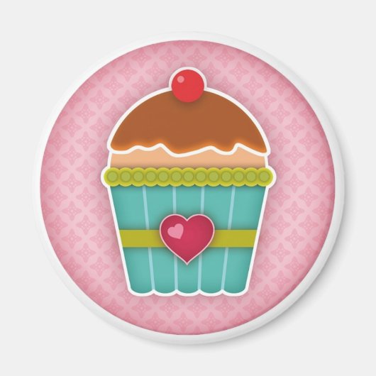 Ik hou van Cupcakes Magnet (Voorkant)