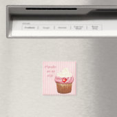Ik hou van Cupcakes Refkoelkast Magnet (Insitu (Vaatwasser))