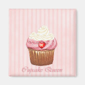 Ik hou van Cupcakes Refkoelkast Magnet (Voorkant)