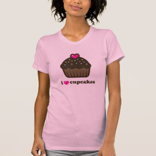 Ik hou van cupcakes! t-shirt