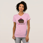 Ik hou van cupcakes! t-shirt (Voorkant volledig)