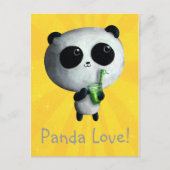 Ik hou van Cute Pandas Briefkaart (Voorkant)
