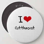 Ik hou van Cutkeel Ronde Button 6,0 Cm (Voorkant /achterkant)