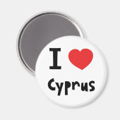 Ik hou van Cyprus Magneet (Voorkant / Achterkant)