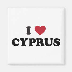 Ik hou van Cyprus Magneet
