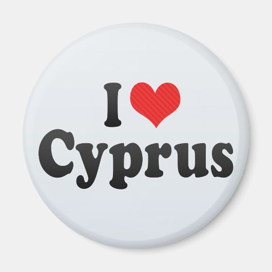 Ik hou van Cyprus Magneet (Voorkant)