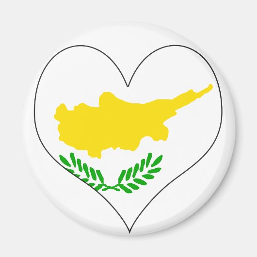 Ik hou van Cyprus Magneet (Voorkant)