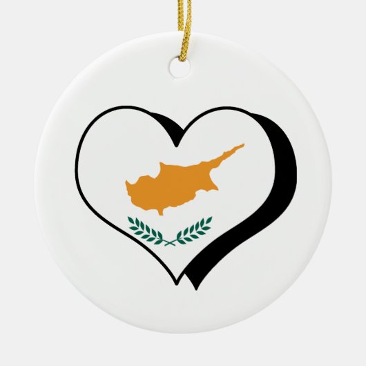 Ik hou van Cyprus Ornament (Voorkant)