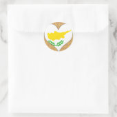 Ik hou van Cyprus Ronde Sticker (Tas)