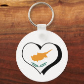Ik hou van Cyprus Sleutelhanger (Voorkant)
