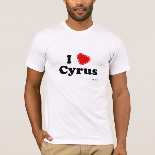 Ik hou van Cyrus T-shirt (Voorkant)