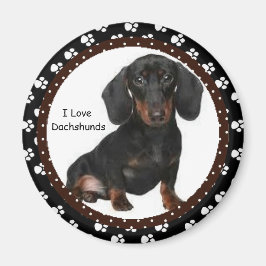 Ik hou van Dachshunds Magnet