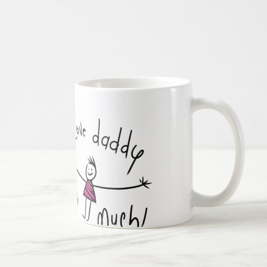 IK HOU VAN DADDY. NIEUWE FATHERS DAY GIFT IDEA KOFFIEMOK (Rechts)