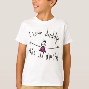 IK HOU VAN DADDY. NIEUWE FATHERS DAY GIFT IDEA T-SHIRT