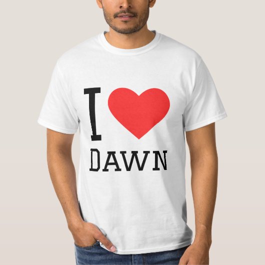 Ik hou van dageraad t-shirt (Voorkant)