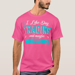 Ik hou van daghandel en misschien 3 mensen t-shirt