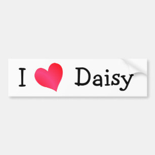 Ik hou van Daisy Bumpersticker