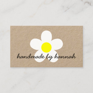 Ik hou van Daisy Handmade by Name met Social Media Visitekaartje