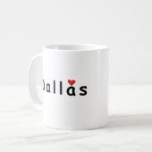 Ik hou van Dallas Koffiemok (Voorkant links)